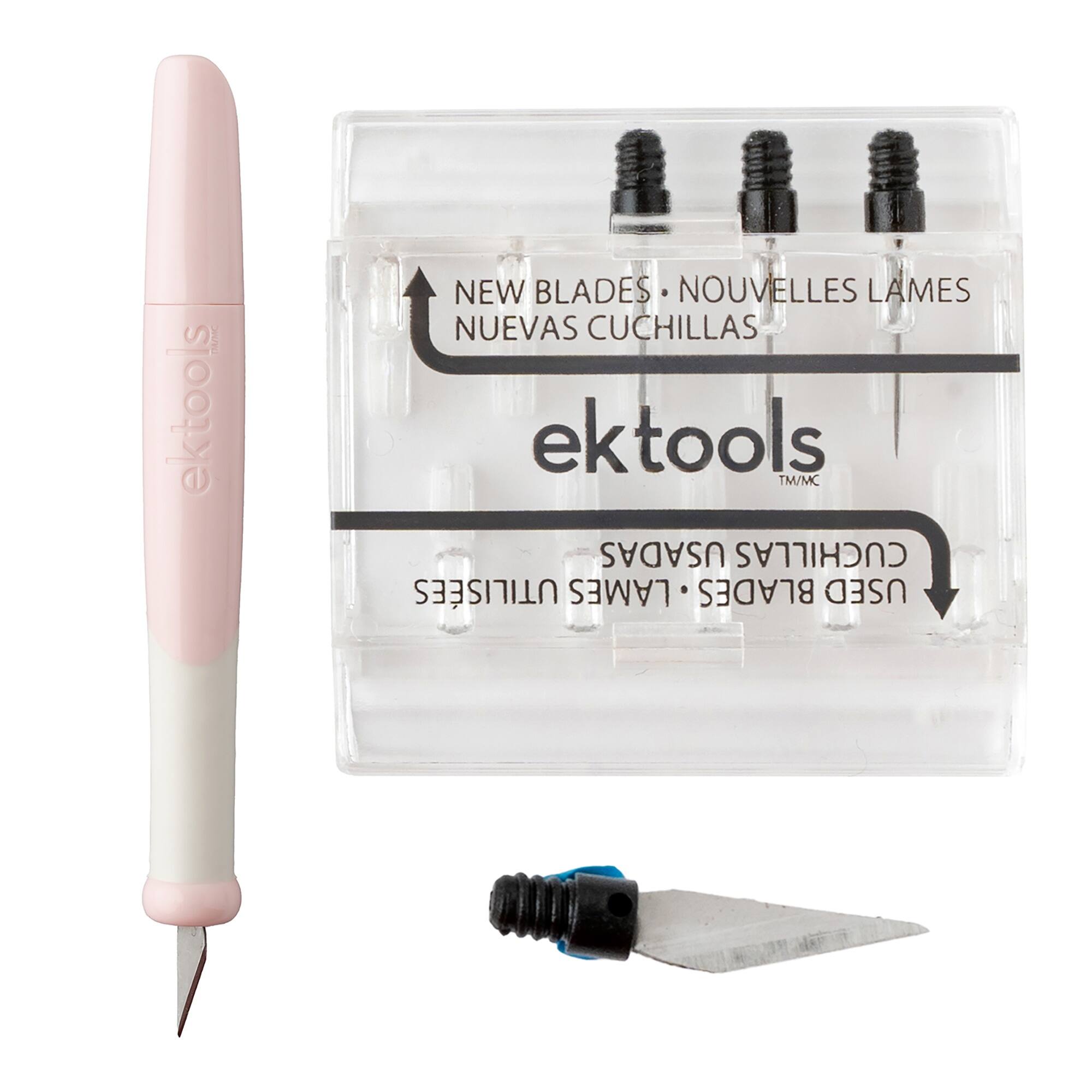 EK Tools Retractable Knife with 5 Replacement Blades
